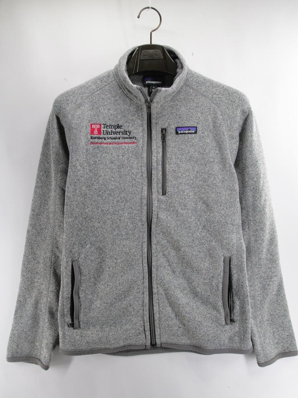 Patagonia Temple University Kornberg School of Dentistry Small Gray Full Zip